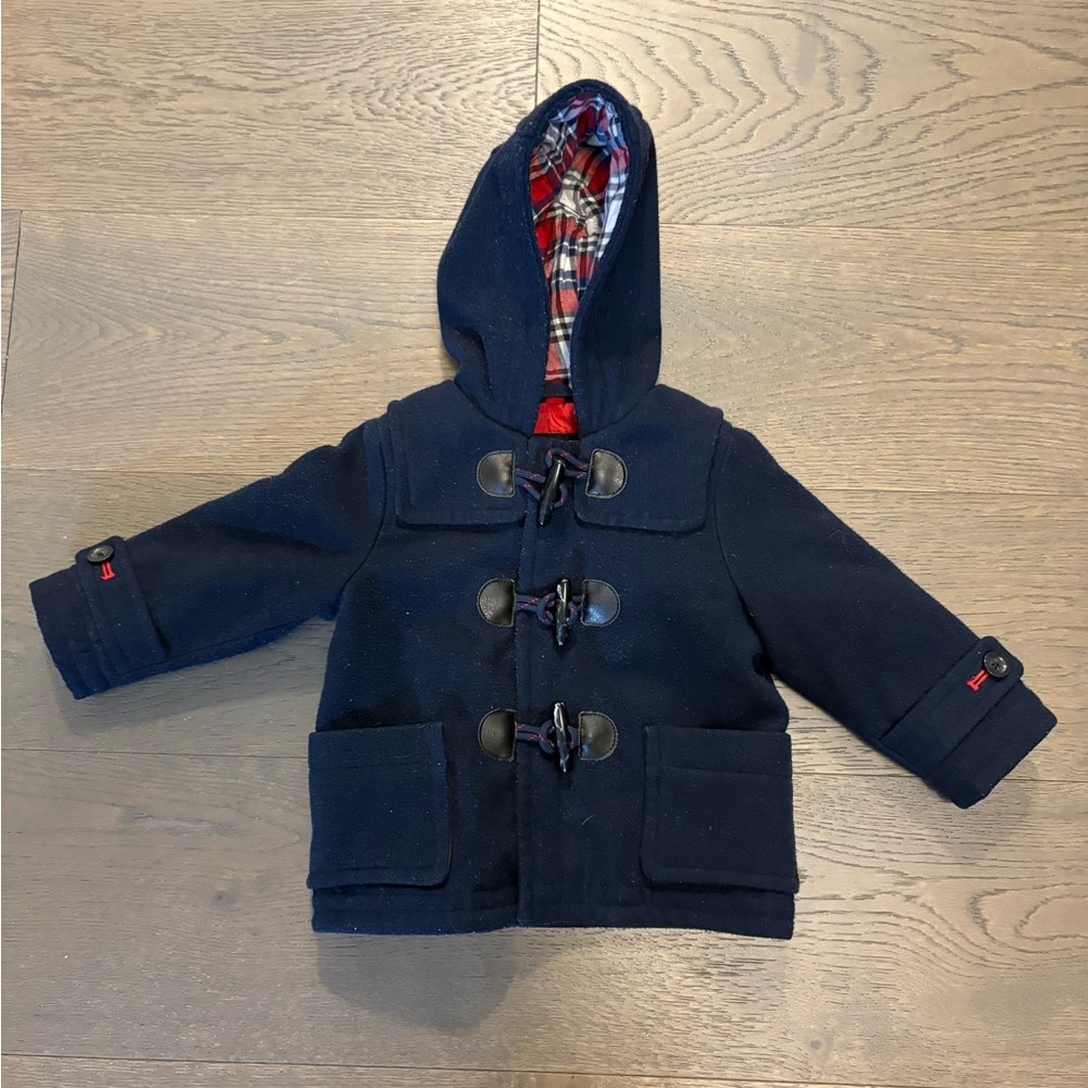 Baby gap dark navy boys peacoat 12-18M EUC